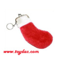 Plush Stocking Purse Bag Keychain